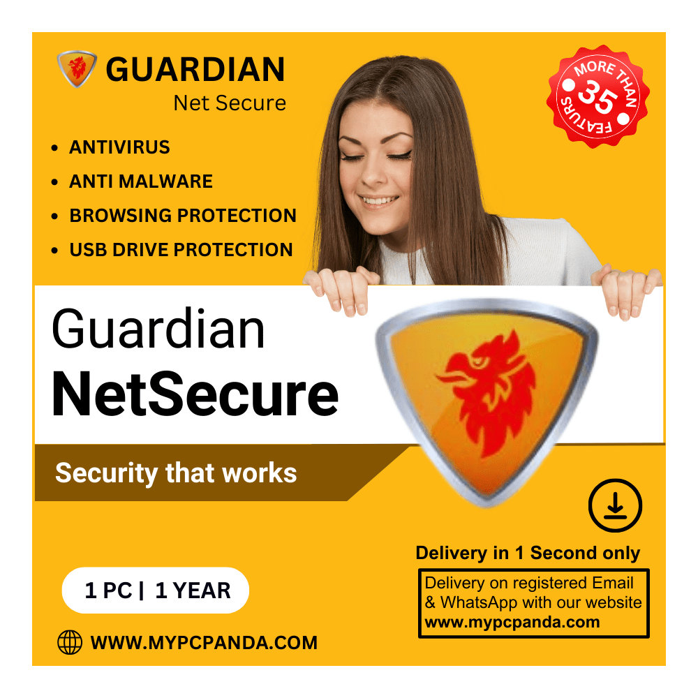 1708606150.Guardian NetSecure 1 PC 1 Year ANtivirus License key-My PC Panda